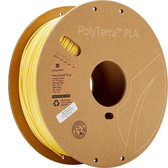 Filament Polymaker PolyTerra PLA 1,75mm, 1kg - Banana