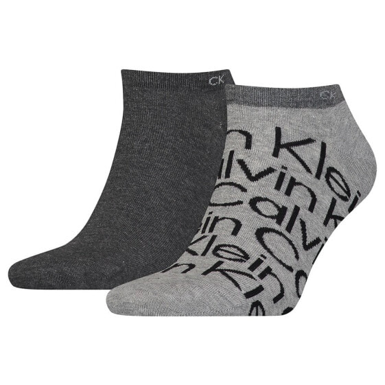 CALVIN KLEIN Sneaker All Over Print socks 2 pairs