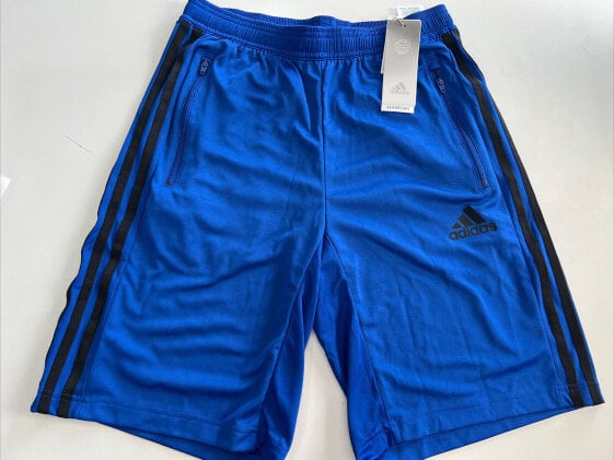 Men's Adidas Aeroready 3 Stripe Shorts, Size S, L Royal Blue, H20847, New