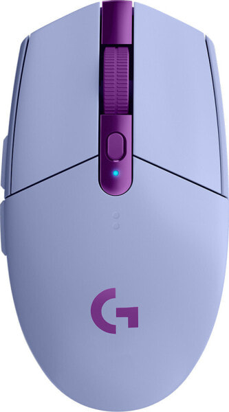 Logitech G G305 LIGHTSPEED Wireless Gaming Mouse - Right-hand - Optical - RF Wireless + Bluetooth - 12000 DPI - 1 ms - Lilac