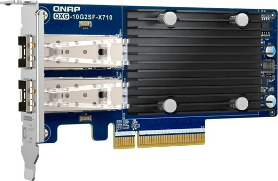 Kontroler Qnap Dwuportowa sieciowa karta rozszerzeń QXG-10G2SF-X710 10GbE d-p SFP+ network expand card