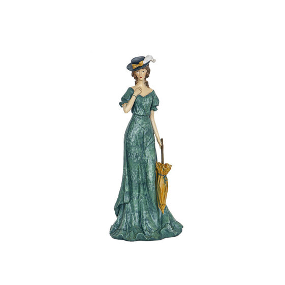 Decorative Figure Romimex Multicolour Resin Lady 16 x 40 x 14 cm