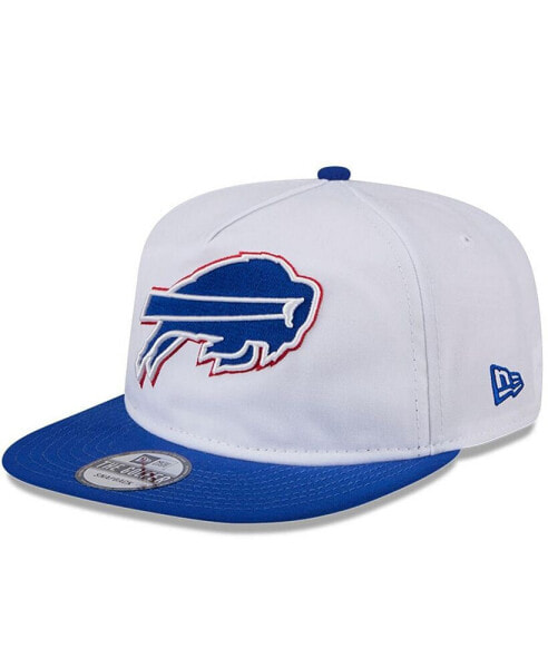 Men's White/Royal Buffalo Bills 2024 NFL Training Camp Golfer Snapback Hat
