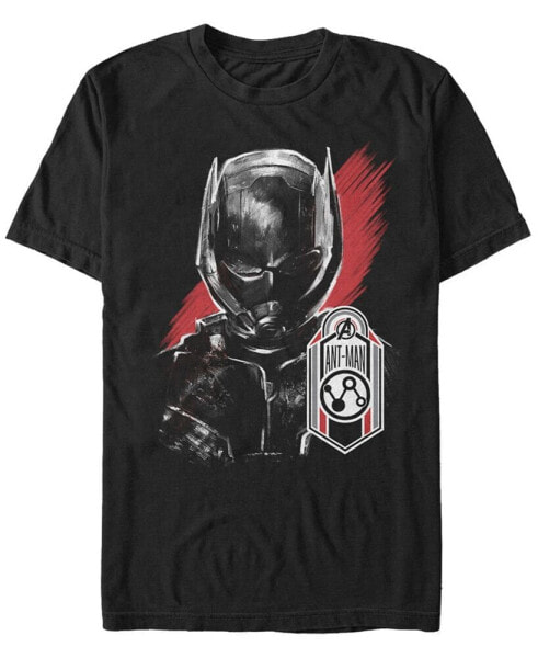 Marvel Men's Avengers Endgame Ant-man Tag Logo, Short Sleeve T-shirt