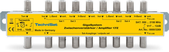 TechniSat 17Z - Silver - Yellow - 210 mm - 55 mm - 44 mm - 300 g - 210 x 55 x 44 mm