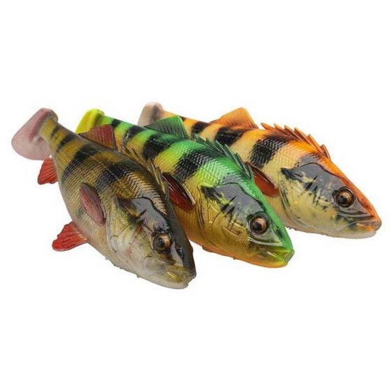 SAVAGE GEAR 4D Perch Shad Slow Sinking Soft Lure 125 mm 25g