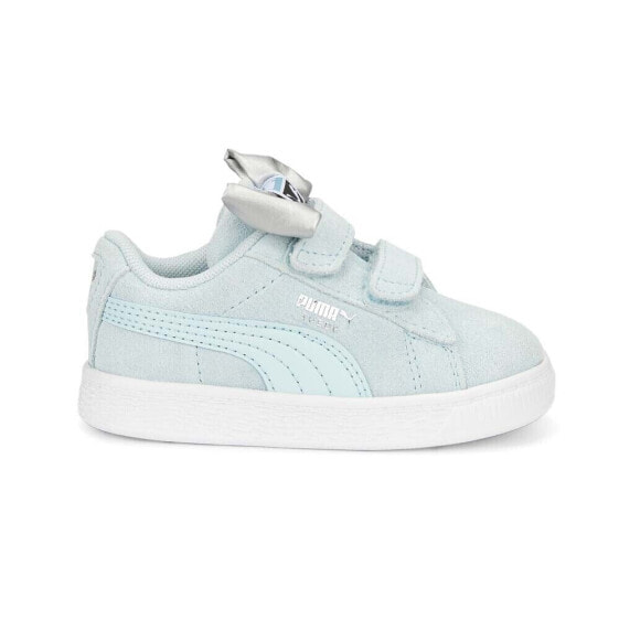 Puma Suede Classic Lf Bow Slip On Toddler Girls Blue Sneakers Casual Shoes 3878