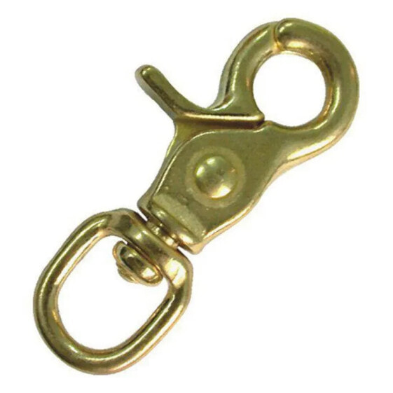 Морской альпинистский карабин из латуни Metalsub Trigger Swivel Brass Snap Hook 65 мм