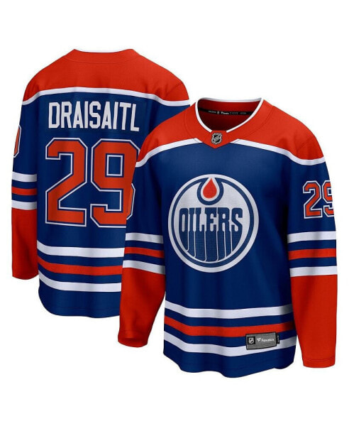 Men's Leon Draisaitl Royal Edmonton Oilers Home Premier Breakaway Player Jersey