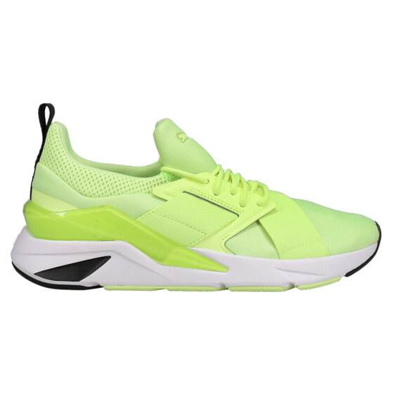 Кроссовки женские PUMA Muse X5 Pop Lace Up Желтые