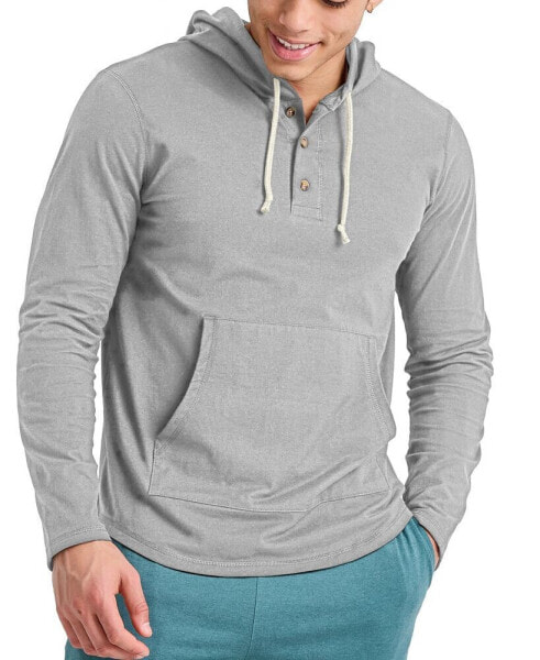 Men's Originals Tri-Blend Henley Hoodie