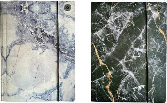 Ziemia Obiecana Teczka A4 z gumką Marble (10szt)