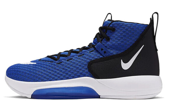 Nike Zoom Rize 1 中帮 实战篮球鞋 男女同款 蓝黑白 / Баскетбольные кроссовки Nike Zoom Rize 1 BQ5468-400