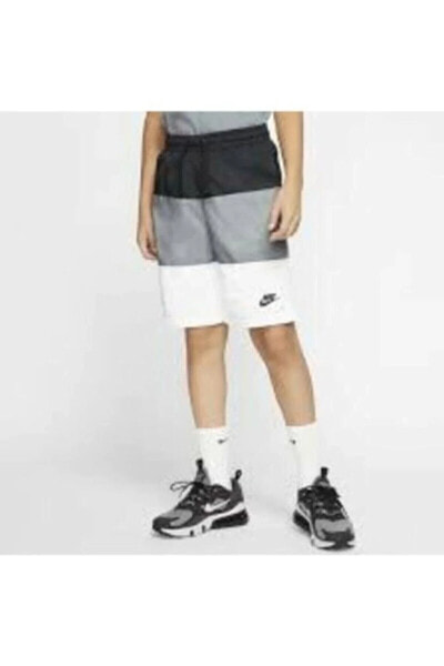 Шорты спортивные Nike Block для мальчиков - черные