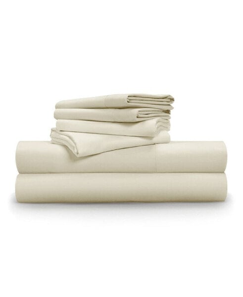 Luxe Soft & Smooth 6 Piece Sheet Set, Queen