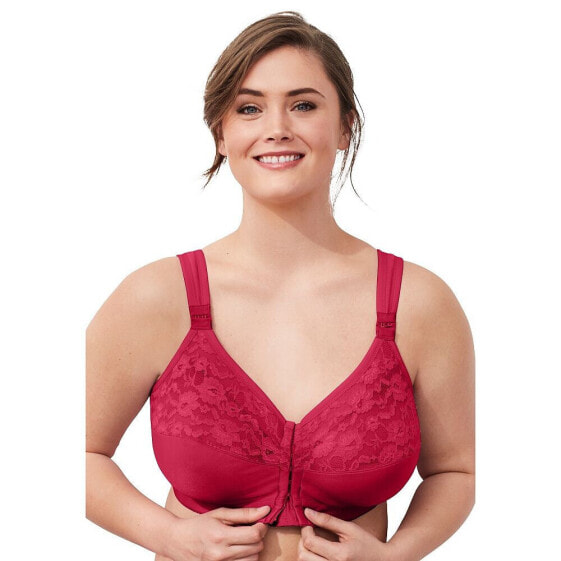 Plus Size Easy Enhancer Front Close Wireless Posture Bra