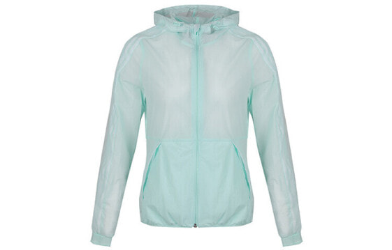 adidas 运动型格夹克外套 女款 薄荷绿 / Куртка Adidas Trendy_Clothing Featured_Jacket DY8666