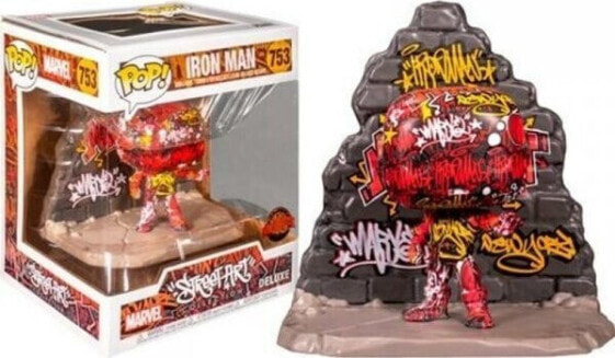 Figurka Funko Pop Figurki Superbohaterów Funko POP MARVEL DELUXE IRON MAN STREET ART GRAFITTI DECO N 753