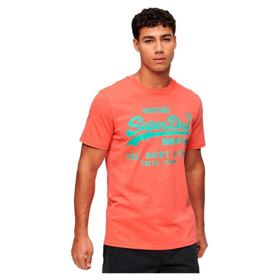 SUPERDRY Neon Vintage Logo short sleeve T-shirt