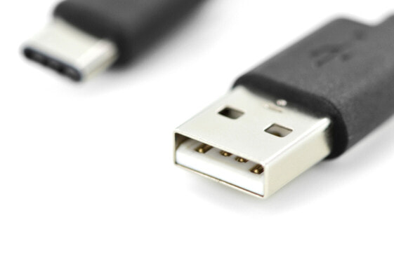 DIGITUS USB Type-C connection cable, type C - A