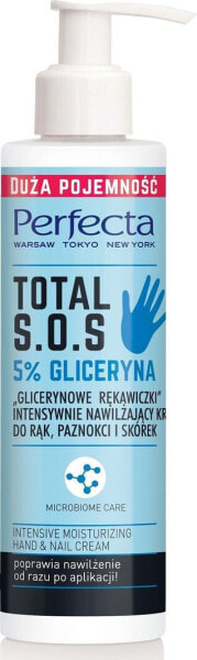 Perfecta Total S.O.S. Intensywnie nawilżający Krem do rąk "Glicerynowe Rękawiczki" 195ml