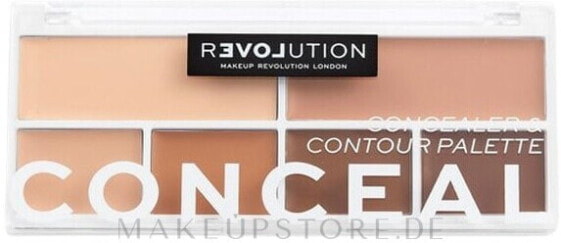 Concealer-Palette für das Gesicht - Relove By Revolution Conceal Me Palette Medium