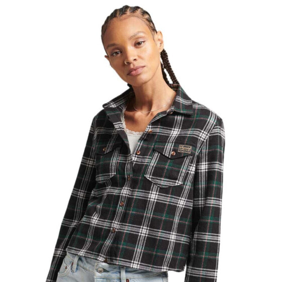 Блузка Superdry в клетку Vintage Heritage Checked