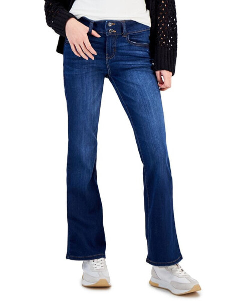 Juniors' Mid-Rise Bootcut Jeans