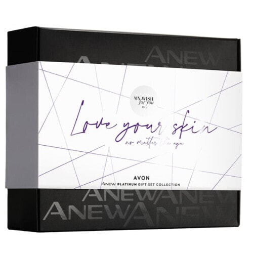 Avon Anew Platinum Love Your Skin Набор: Дневной лифтинг-крем 50 мл Укрепляющий лифтинг для глаз 2x 10 мл Серебряная маска-пилинг для лица 75 мл