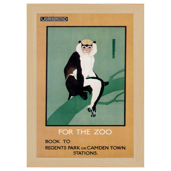 Bilderrahmen Poster 1922 Zoo