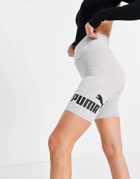 Puma – Essentials – Legging-Shorts in Grau