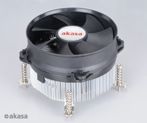 Akasa AK-CCE-7105EP - Cooler - 9.2 cm - 600 RPM - 3000 RPM - 28.8 dB - 55.4 cfm