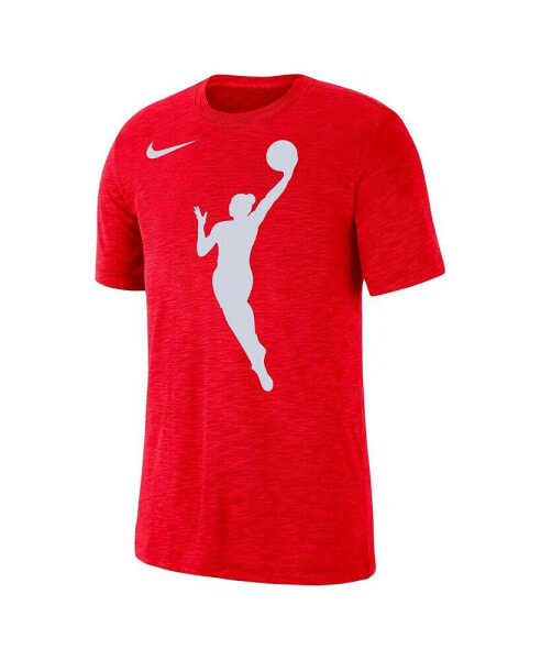 Men's and Women's Red WNBA Logowoman T-shirt