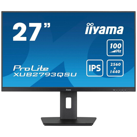 Gaming Monitor Iiyama XUB2793QSU-B6 Quad HD 27" 100 Hz