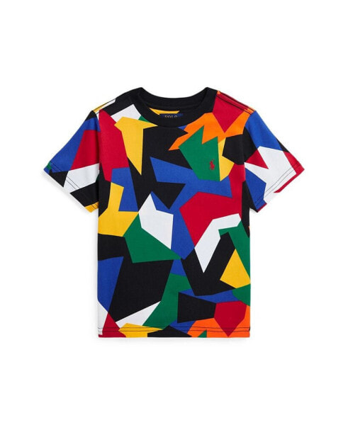Toddler and Little Boys Abstract-Print Cotton Jersey T-shirt