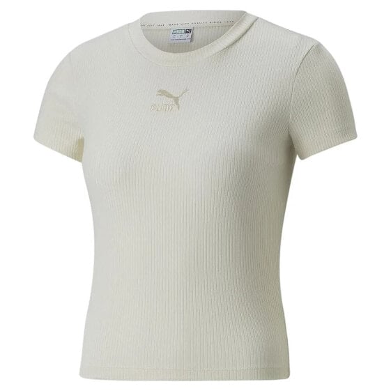 PUMA Classics Ribbed Slim T-shirt