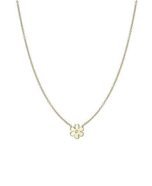 Zoe Lev diamond Flower Necklace
