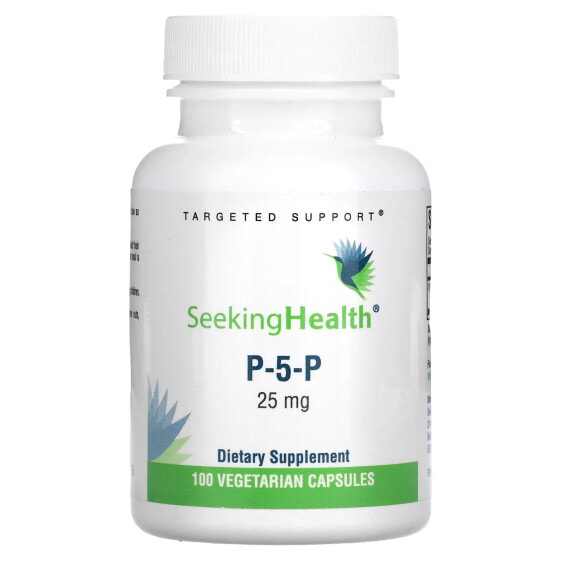 Витамин Seeking Health Витамин B6 (P-5-P), 25 мг, 100 капсул для вегетарианцев