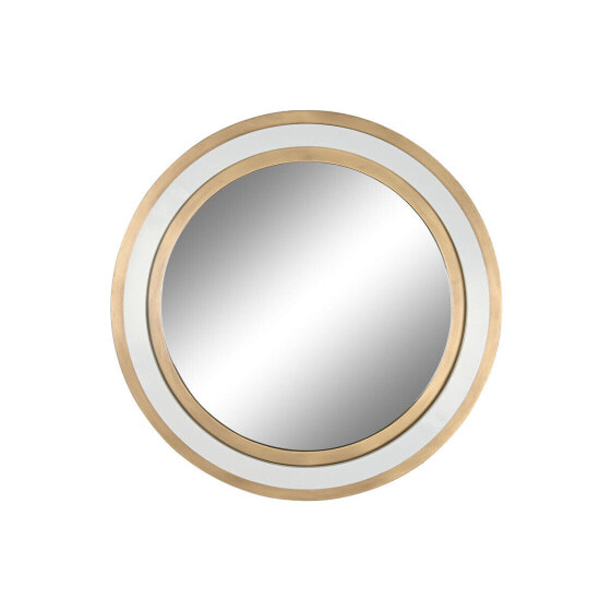 Настенное зеркало Home ESPRIT Белый Позолоченный Стеклянный Железо 108 x 5,5 x 108 cm