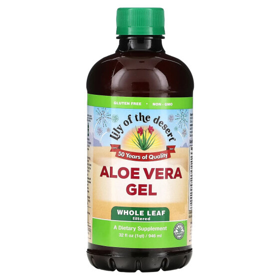 Aloe Vera Gel, Whole Leaf Filtered, 32 fl oz (946 ml)