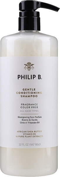 Shampoo für alle Haartypen mit Sheabutter - Philip B African Shea Butter Gentle & Conditioning Shampoo 220 ml