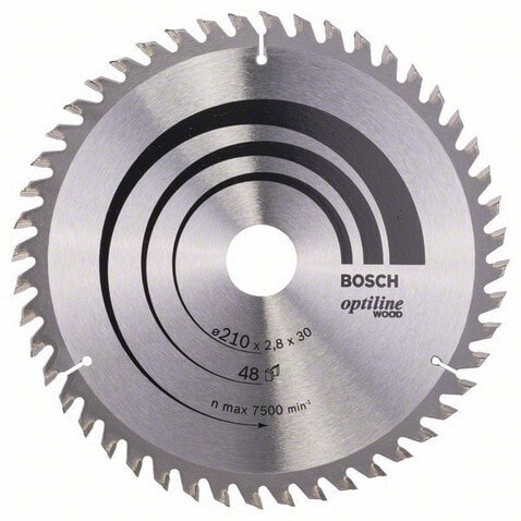 Bosch 2 608 640 623 - Wood - 21 cm - 3 cm - 1.8 mm - 2.8 mm - ATB (Alternate Top Bevel)