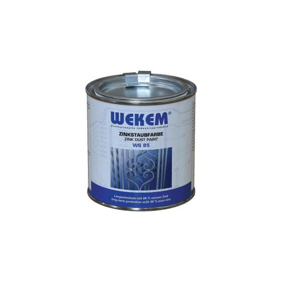 Wekem Zinkstaubfarbe WS85 dunkelgrau, metallisch matt 375 ml, VE: 12