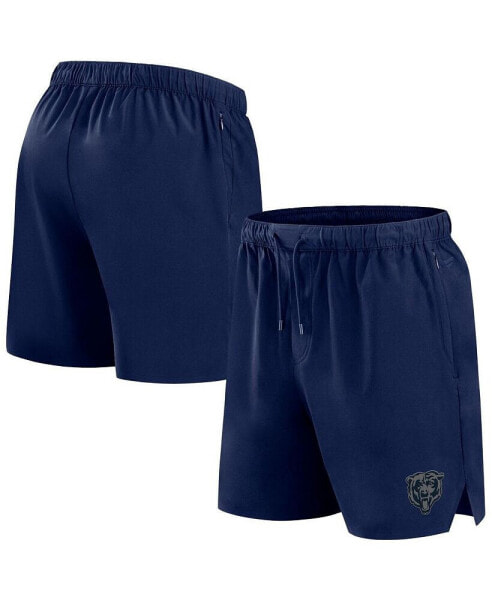 Men's Navy Chicago Bears Front Office Woven Shorts