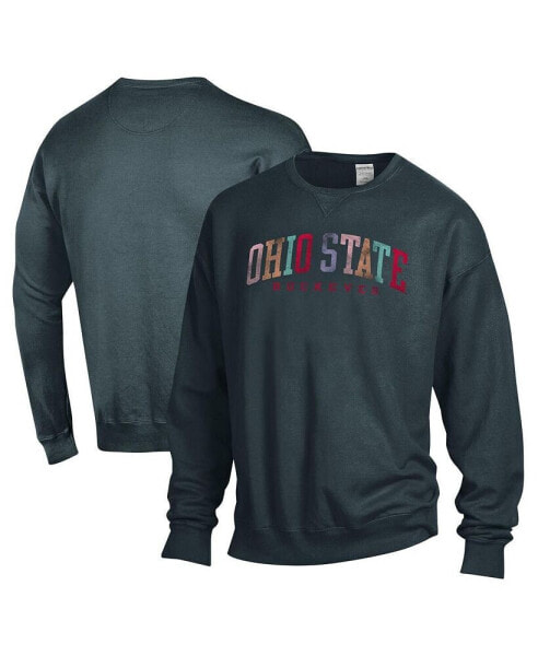 Women's Gray Ohio State Buckeyes Oversized Pullover Sweatshirt