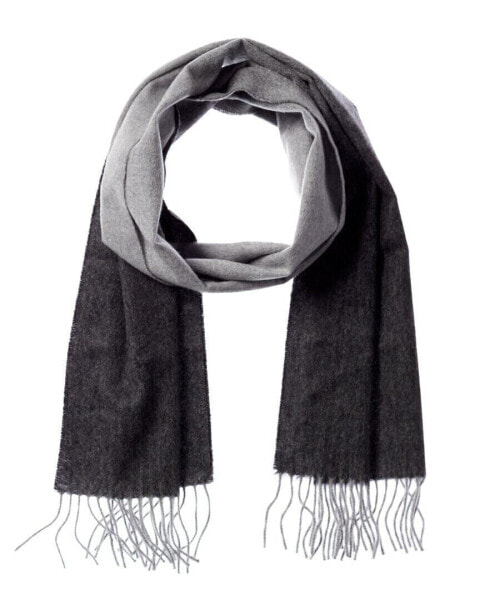 Bruno Magli Woven Ombre Cashmere Scarf Men's Grey Os