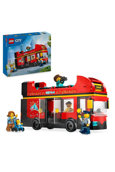 Конструктор пластиковый Lego City Красный Двухэтажный Туристический Автобус 60407 - Для детей от 7 лет (384 детали)