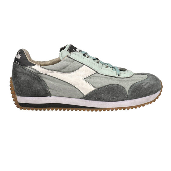 Diadora Equip H Dirty Stone Wash Evo Lace Up Mens Grey Sneakers Casual Shoes 17