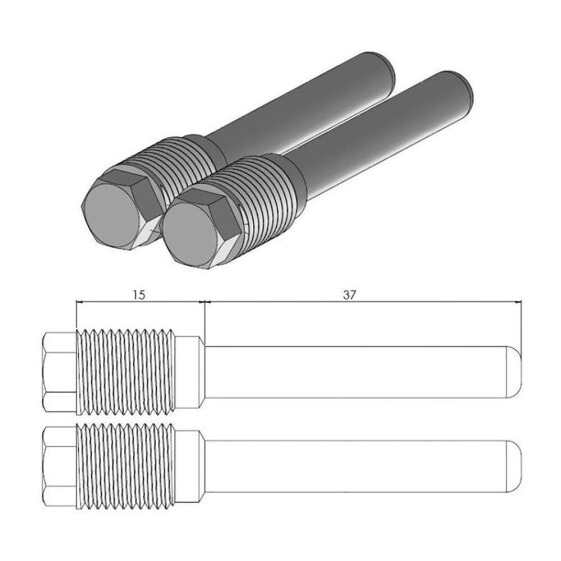 MOTO-MASTER Husqvarna/KTM 213065 Brake Pad Pin