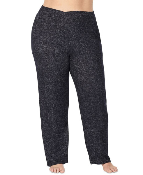 Plus Size SoftKnit Mid-Rise Lounge Pants